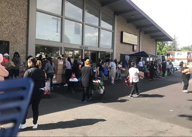 Food & Clothing Outreach — a warm ministry moment