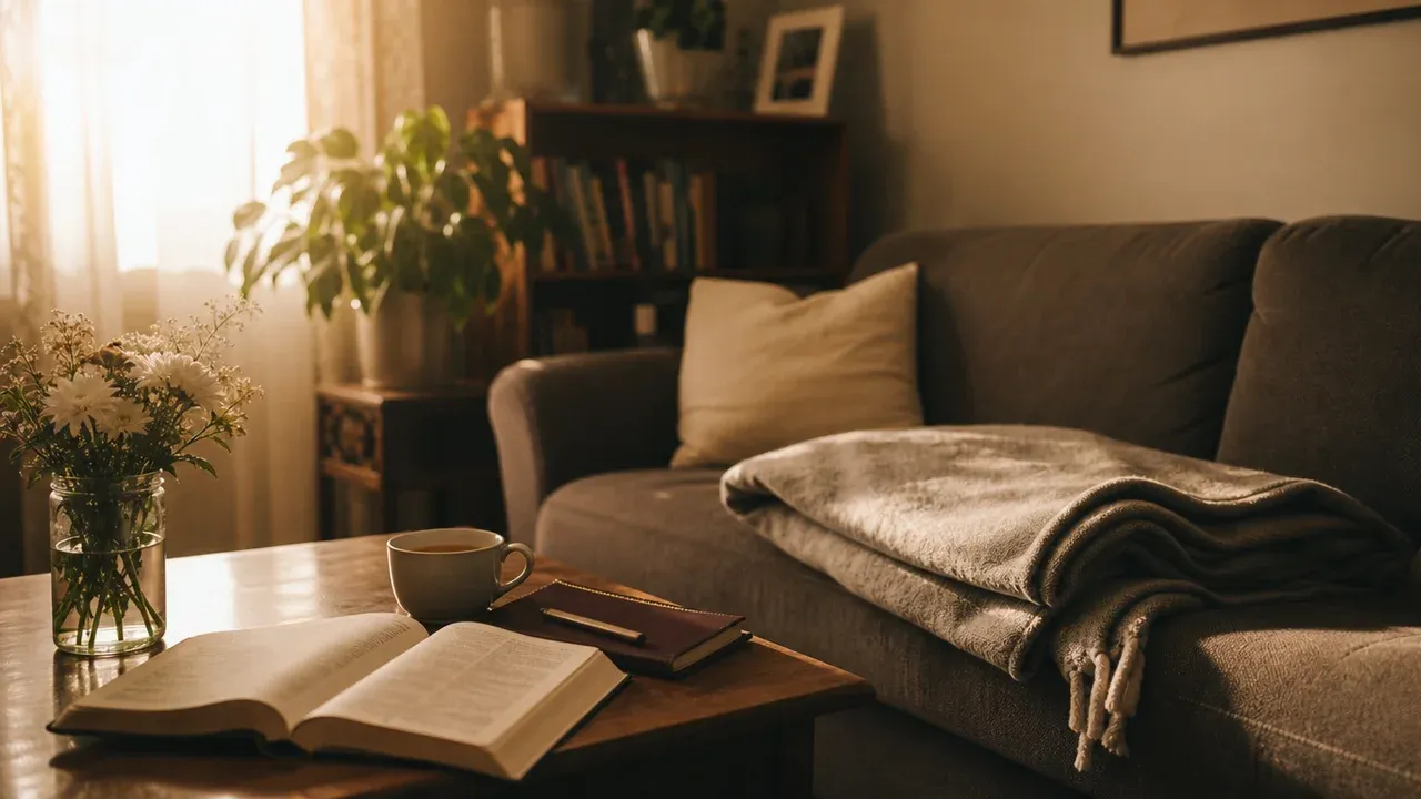 Women's home, morning light